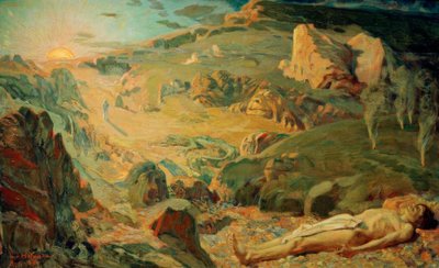 Valle del terror de Ludwig von Hofmann