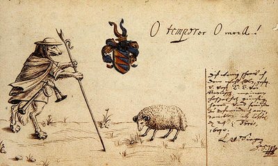 Página de un cuaderno de bocetos de Ludwig von Siegen