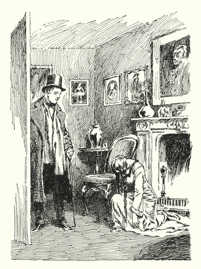Ilustración para El retrato de Dorian Gray de Oscar Wilde de Lui Trugo
