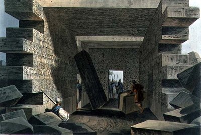Interior del Templo de Júpiter Amón, placa 71 de 