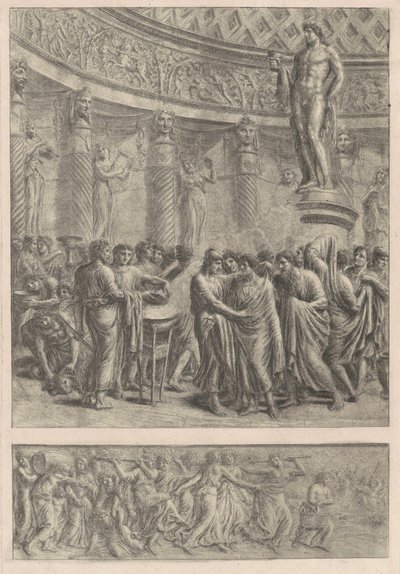 Un sacrificio antiguo de Luigi Ademollo