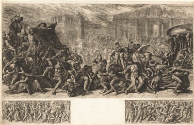 El saqueo del templo en Jerusalén de Luigi Ademollo