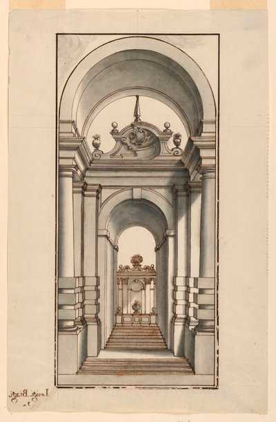 Entrada con escalones de Luigi Biagi