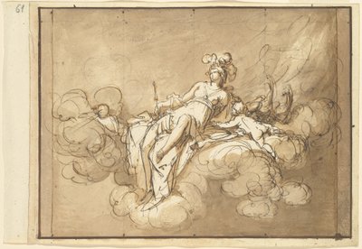Juno sentada en las nubes de Luigi Brenta