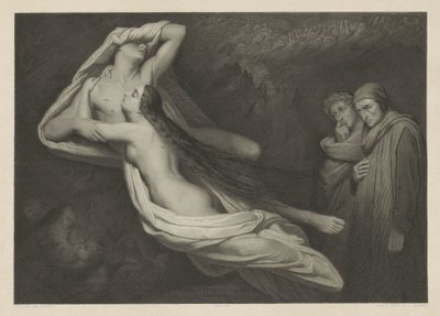 Francesca da Rimini en Paolo Malatesta de Luigi Calamatta