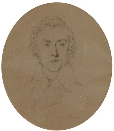 Retrato de Frédéric Chopin de Luigi Calamatta