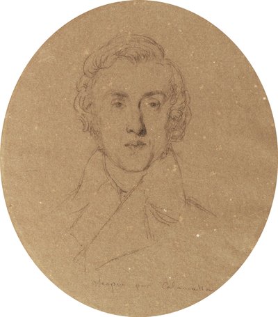 Retrato de Fryderyk Chopin de Luigi Calamatta