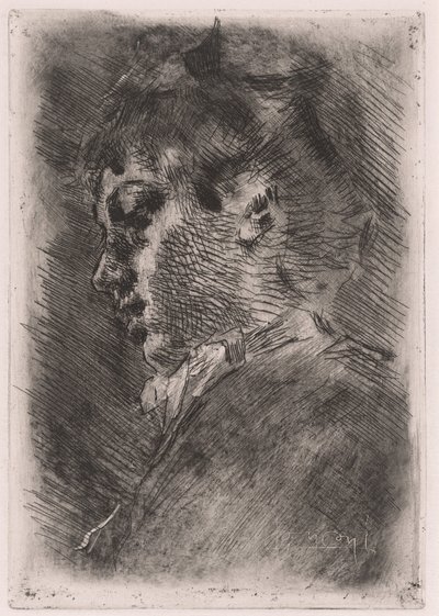 Retrato de una Joven en Perfil de Luigi Conconi