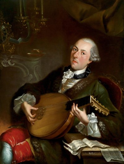 Retrato del compositor Filippo Della Casa 1737-1810 de Luigi Crespi