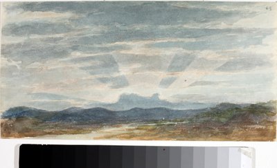 Paisaje, efectos de luz de Luigi Garibbo