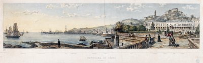 Vista panorámica de la ciudad de Génova de Luigi Garibbo