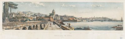 Vista panorámica de la ciudad de Génova de Luigi Garibbo