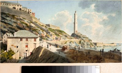 La Lanterna, faro de la ciudad de Génova de Luigi Garibbo