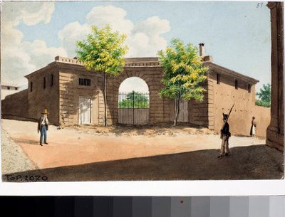 Vista de la plaza San Leonardo, Génova de Luigi Garibbo