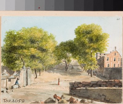 Vista de la montee de Cappuccini en Génova de Luigi Garibbo