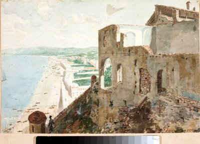 Vista sobre el distrito de Sampierdarena en Génova de Luigi Garibbo