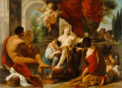 Hércules y Onfalia de Luigi Garzi