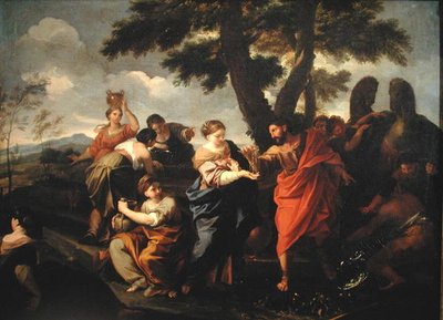 Rebeca en el pozo de Luigi Garzi