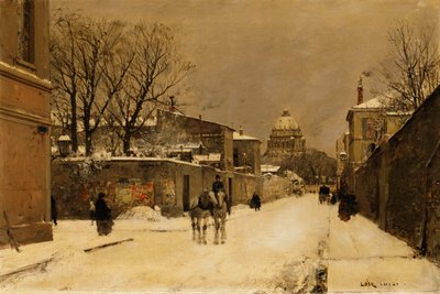 Una calle cerca de Les Invalides, París de Luigi Loir