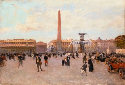 La Place de la Concorde de Luigi Loir