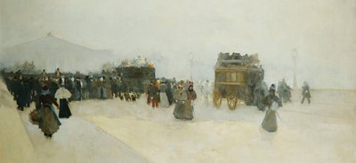 Place de la Concorde y el Palais Bourbon de Luigi Loir