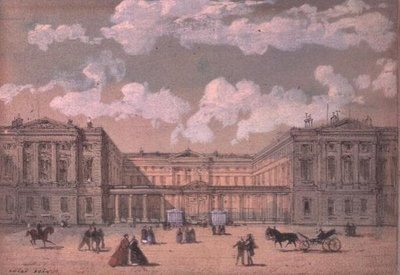 Vista de Versalles de Luigi Loir