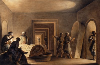 Figuras en tumbas egipcias de Luigi Mayer
