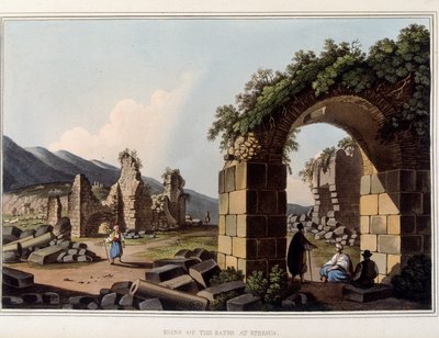 En “Vistas en los dominios otomanos, en Europa, en Asia, y algunas de las islas del Mediterráneo de los dibujos originales tomados por Luigi Mayer, Londres de Luigi Mayer