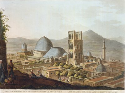 Jerusalén con la Iglesia del Santo Sepulcro, lámina 3 de 