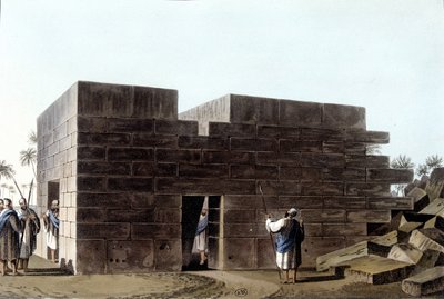 Templo de Júpiter Amón en Libia. En Vista del Dominio Otomano en Europa en Asia y otras islas del Mediterráneo. De un dibujo original de Luigi Mayer, Londres de Luigi Mayer