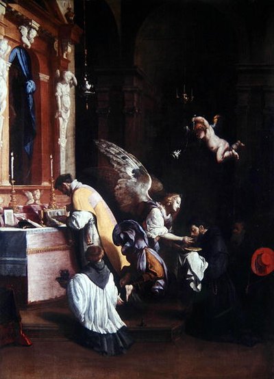 La última comunión de San Buenaventura de Luigi Mirandori