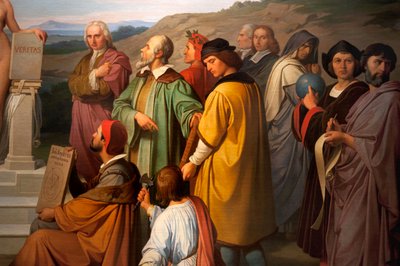 El triunfo de la Verdad (detalle) de Luigi Mussini