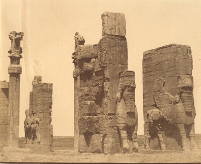 15 [Puerta de todas las Naciones, Persépolis, Fars], 1840s-60s de Luigi Pesce