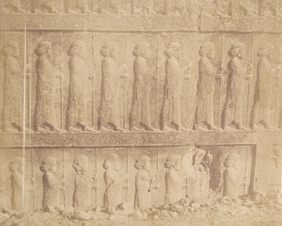 Procesión en la fachada de la Gran Escalera, 1858 de Luigi Pesce