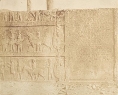 Procesión en la fachada de la Gran Escalera, 1858 de Luigi Pesce