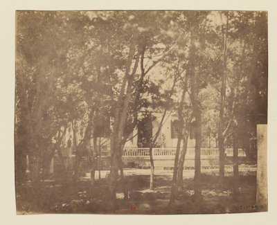 Serghoudeh, campamento de los rusos casa de campo del embajador de Rusia, alrededores de Teherán de Luigi Pesce