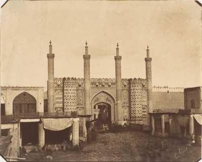 La Nueva Puerta, Teherán, 1850s de Luigi Pesce