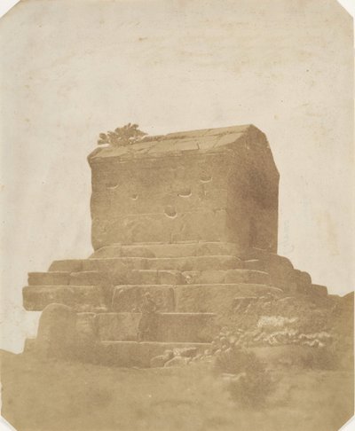 Tumba de Ciro en Morgab, 1858 de Luigi Pesce