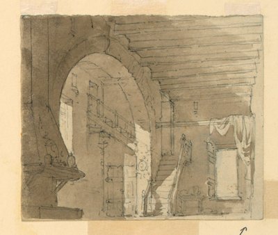Diseño de escenario, interior de cocina de Luigi Ricci