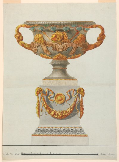 Dibujo, Urna, ca. 1800 de Luigi Righetti