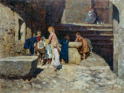 Niños en la fuente de Luigi Rossi