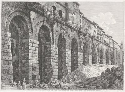 De Tempel van Hercules Victor te Tivoli de Luigi Rossini