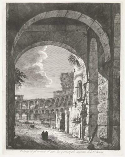 El Coliseo de Roma Vaduta degl 