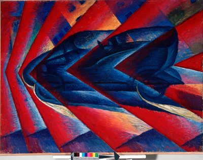 Dinamismo de un coche de Luigi Russolo