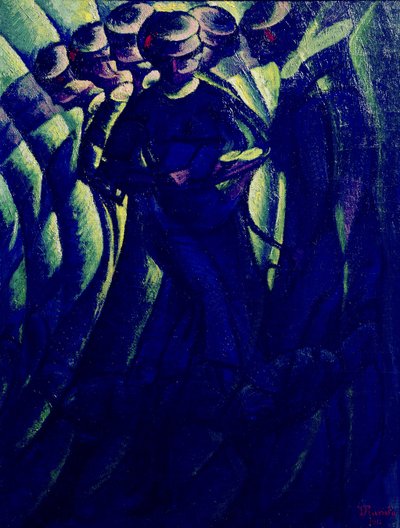 Sinopsis de los movimientos de una mujer de Luigi Russolo