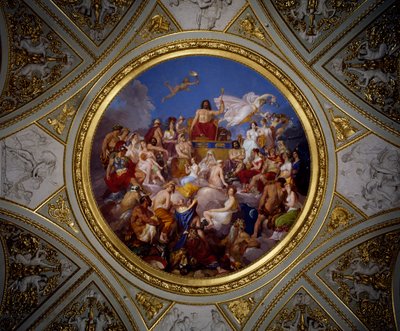 Olimpo, Sala de la Ilíada, Palazzo Pitti (fresco) de Luigi Sabatelli