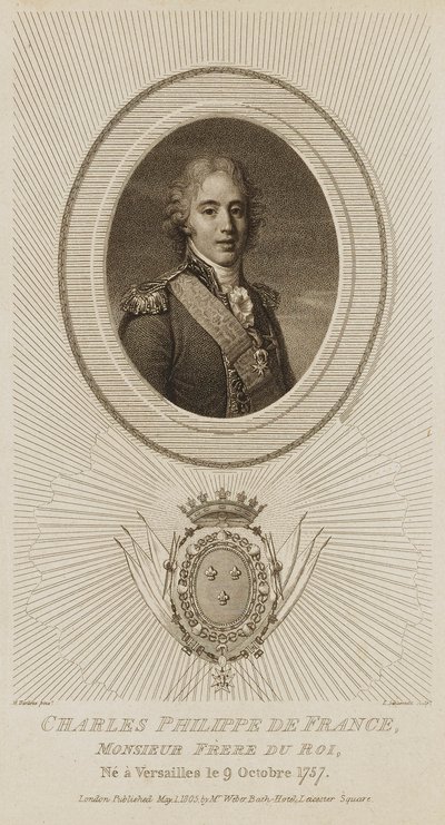 Charles Philippe de France de Luigi Schiavonetti
