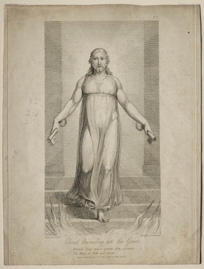 Cristo Descendiendo a la Tumba de Luigi Schiavonetti