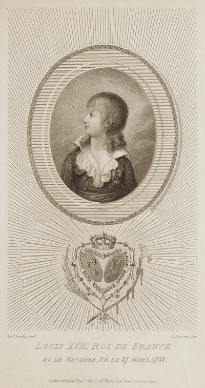 Luis XVII, Rey de Francia de Luigi Schiavonetti
