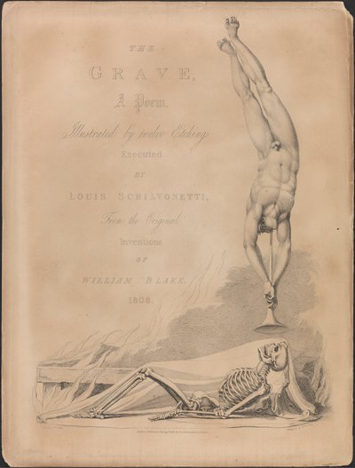 Robert Blair, La tumba, Portada de Luigi Schiavonetti